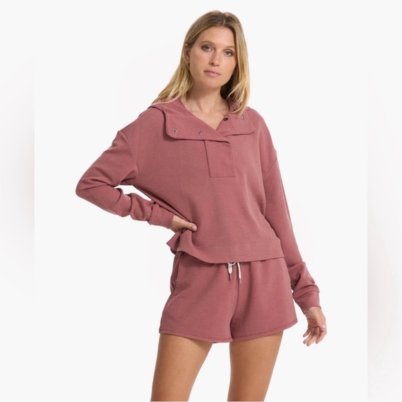 NWT ✨ Vuori Women’s Bayview Thermal Hoodie Rosewood VA263 Size Small Retail $128 - Picture 2 of 12
